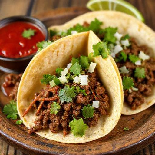 Taco Daging Klasik Meksiko
