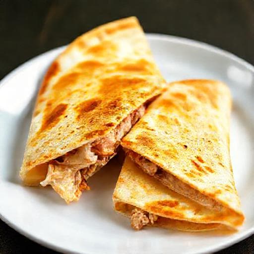 Quesadilla Ayam Cepat & Mudah