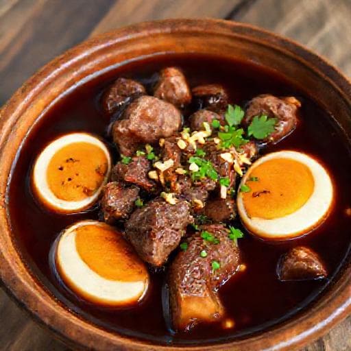 Semur Daging Betawi dengan Telur Puyuh