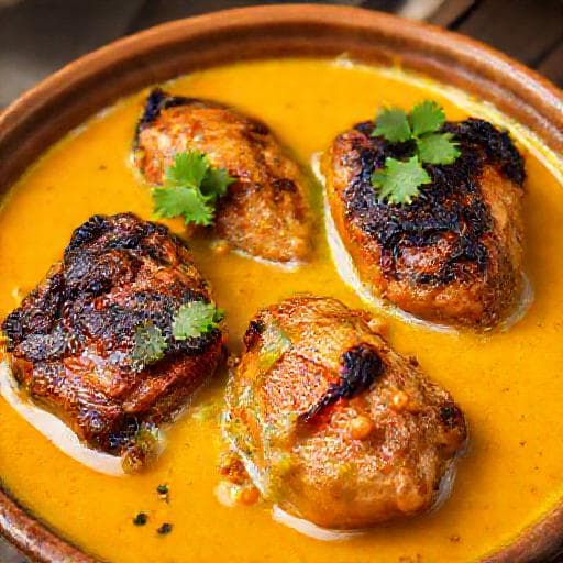 Ayam Bakar Padang dengan Kuah Gulai