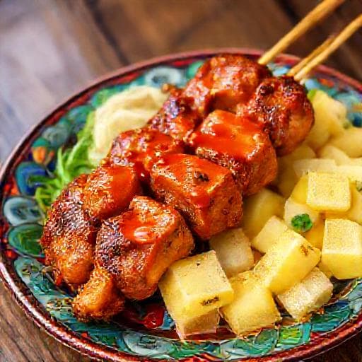 Sate Ayam Madura Bumbu Rujak