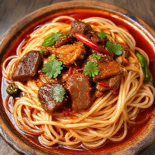 Kwetiau Siram Sapi Pedas Manis