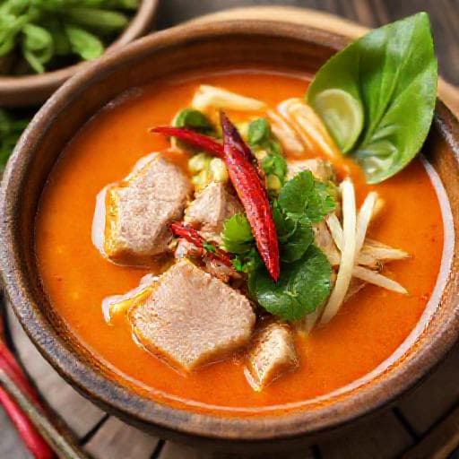 แกงเทโพหมูสามชั้นใส่หน่อไม้