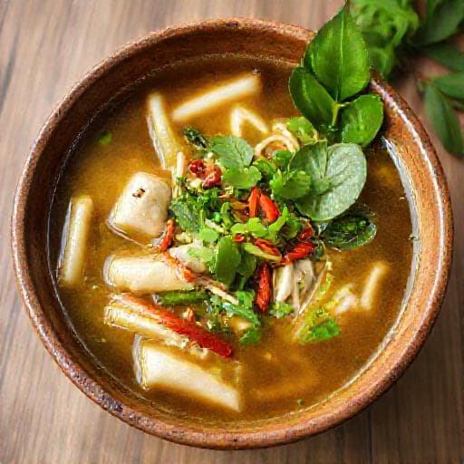 แกงหน่อไม้ใบย่านาง (สูตรดั้งเดิม)