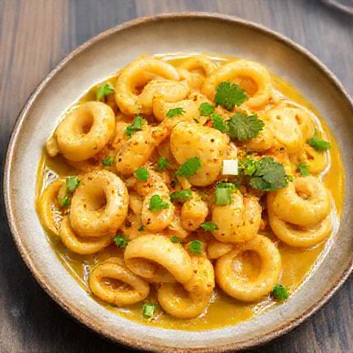ปลาหมึกผัดไข่เค็ม (สูตรเร่งด่วน)