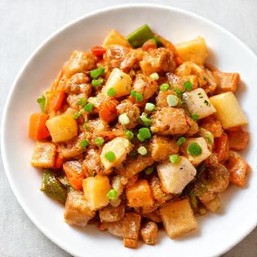 หมูผัดเปรี้ยวหวานแบบเร่งด่วน