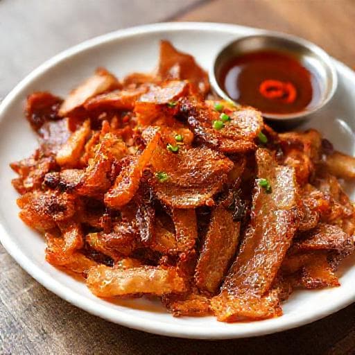 หมูแดดเดียวแบบเร่งด่วน (ไม่ตากแดด)