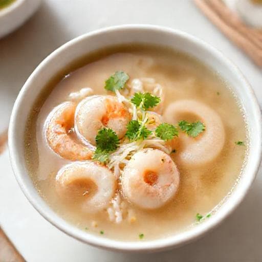 ข้าวต้มกุ้งน้ำใสใส่ขิงซอย