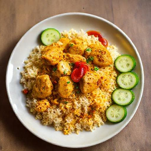 ข้าวหมกไก่ฉบับเร่งด่วน