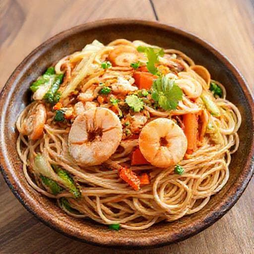 ผัดหมี่ซั่วทะเล