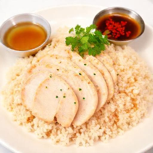 ข้าวมันไก่สิงคโปร์แบบเร่งด่วน