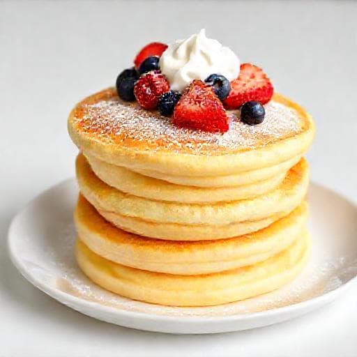 แพนเค้กสไตล์ญี่ปุ่น (Soufflé Pancakes)