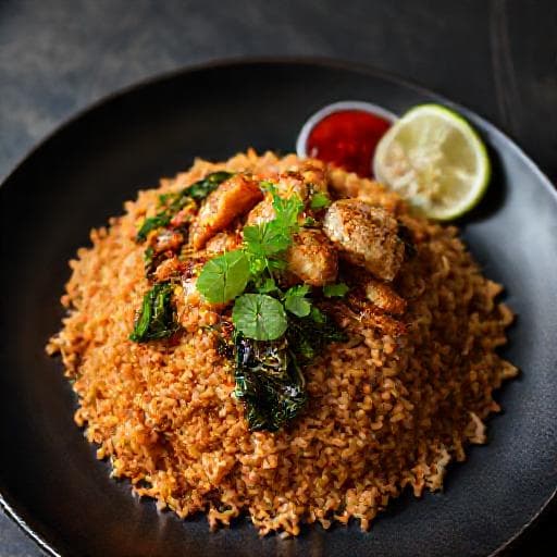 ข้าวคลุกกะปิทรงเครื่อง (ประยุกต์)