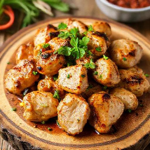 ไก่ย่างเขาสวนกวาง หมักสมุนไพรสด