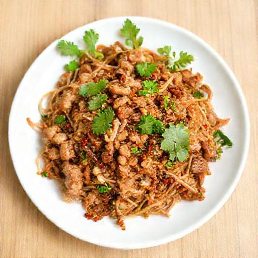 ลาบหมูคั่วแห้ง (ประยุกต์)