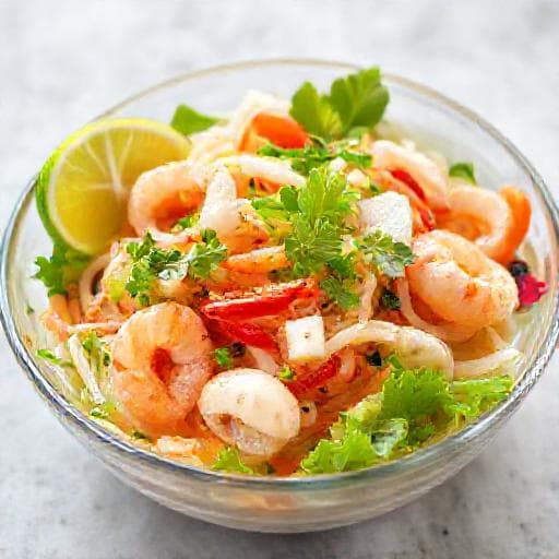 ยำทะเลน้ำใส (Clear Seafood Salad)
