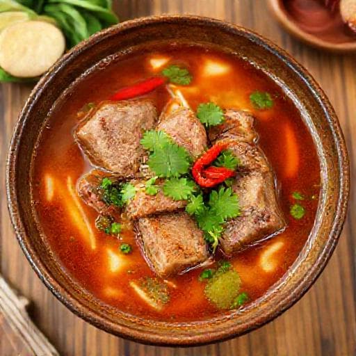 ต้มแซ่บกระดูกอ่อนหมู (สูตรดั้งเดิม)