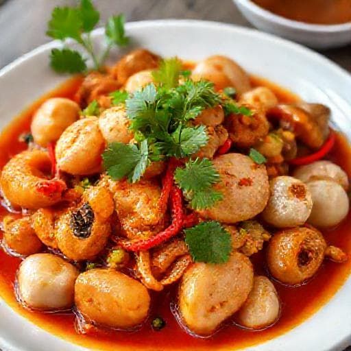 ต้มยำทะเลแห้ง (ผัด)
