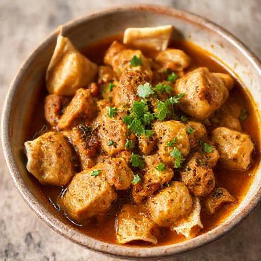 رفيسة سريعة بالدجاج والخبز الجاهز