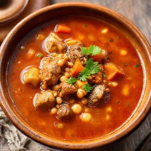 شوربة فريك جزائرية تقليدية