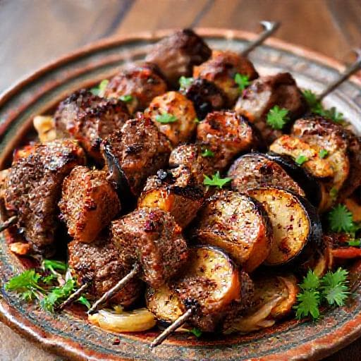 كباب عراقي بالباذنجان