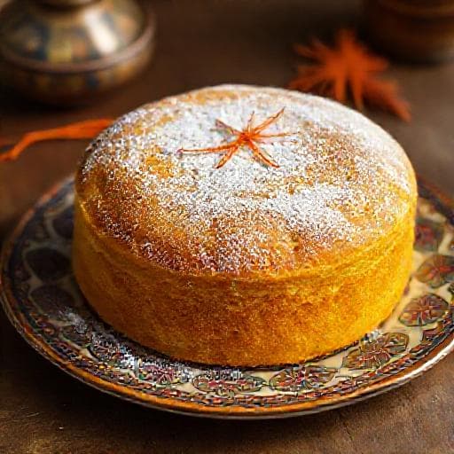 كيكة الزعفران التقليدية