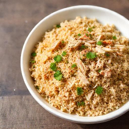 فريكة بالدجاج السريعة