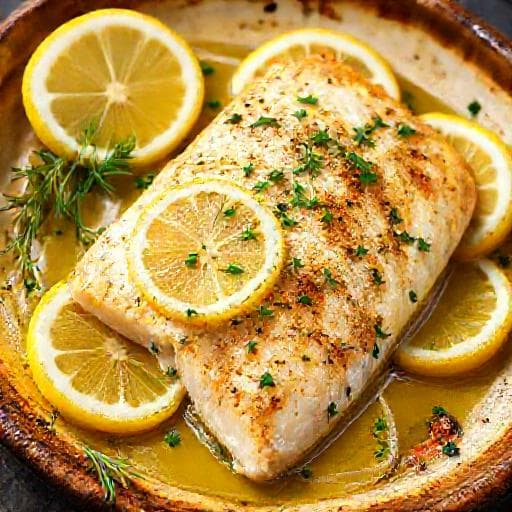 Lemon Herb Baked Cod