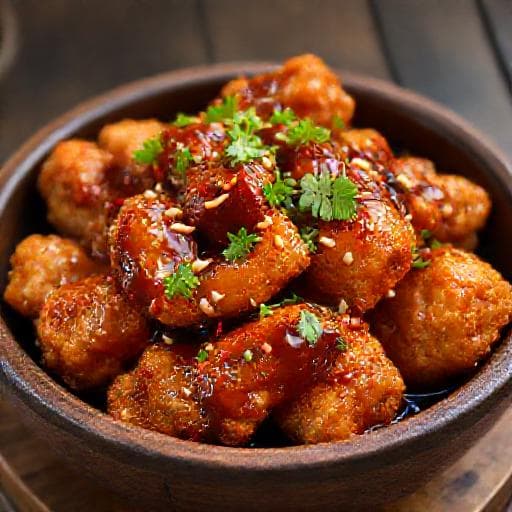 Spicy Garlic Korean Fried Chicken (Ma-neul Yangnyeom)
