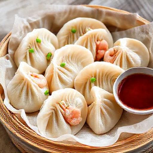 Quick Shrimp and Scallion Dumplings