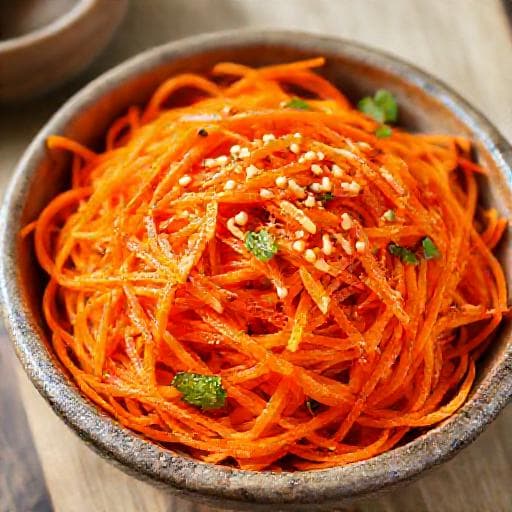 Spicy Korean Carrot Salad (Gaji Namul variation)