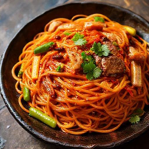 Spicy Sichuan Lo Mein