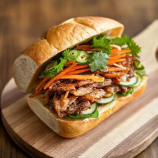 Classic Vietnamese Banh Mi Thit Nuong