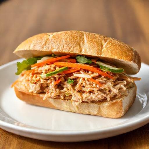 Quick Banh Mi with Pre-Cooked Chicken