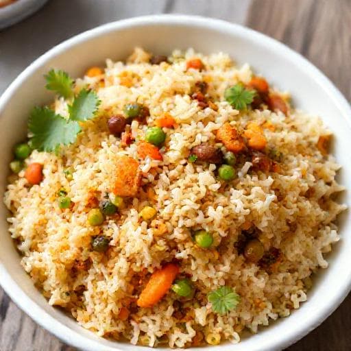 Quick Pressure Cooker Vegetable Biryani