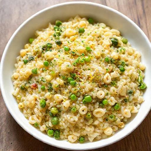 Spring Vegetable Risotto with Pasta