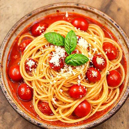 Classic One-Pot Pasta with Tomatoes and Basil