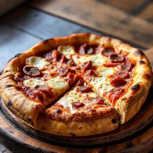Classic Chicago Deep-Dish Pizza