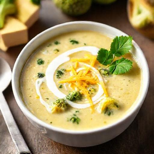 Quick & Easy Broccoli Cheddar Soup