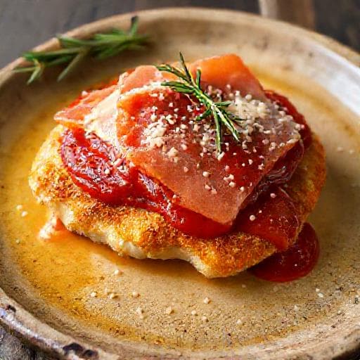 Chicken Parmesan with Prosciutto