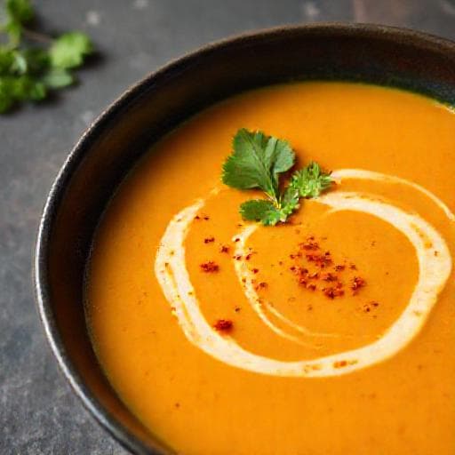 Spicy Thai-Inspired Butternut Squash Soup