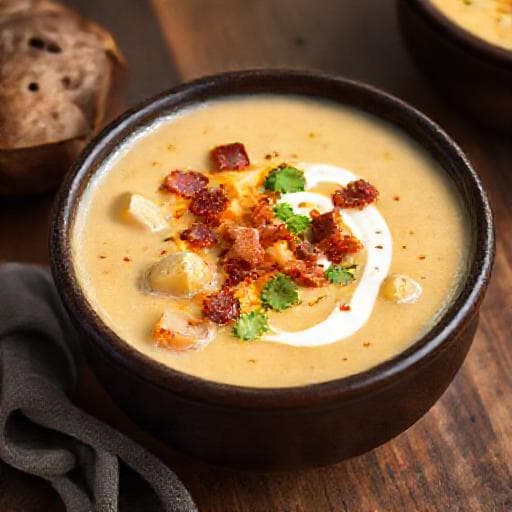 Smoky Chipotle Loaded Baked Potato Soup