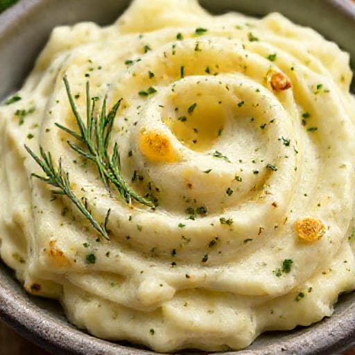 Garlic Herb Mashed Potatoes