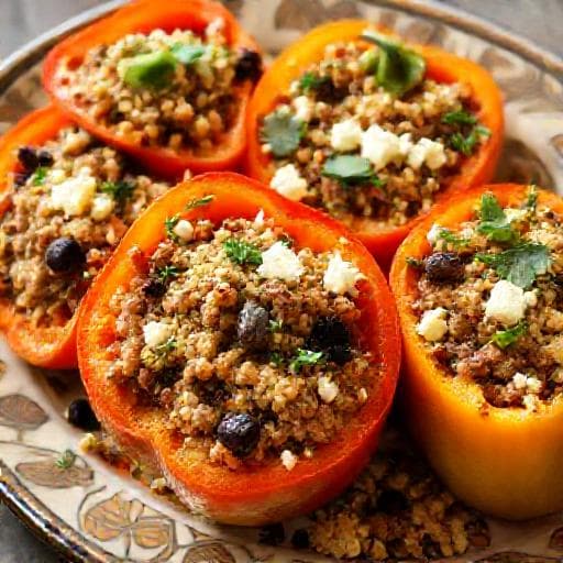 Mediterranean Stuffed Bell Peppers