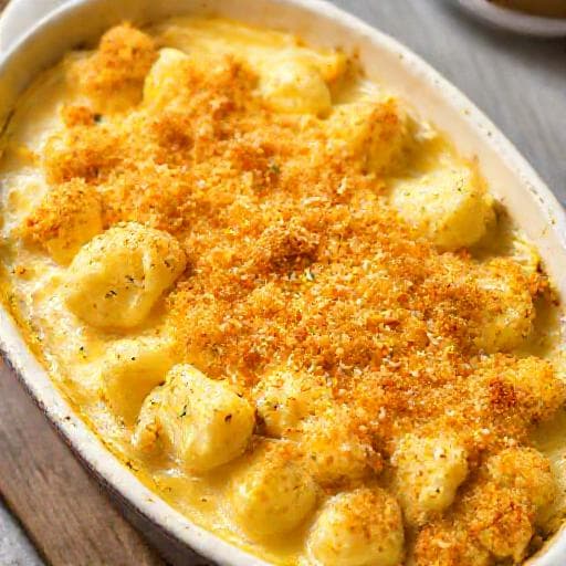 Cauliflower Cheese Gratin with Mustard