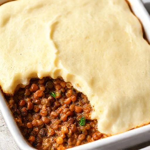 Quick Lentil Shepherd's Pie