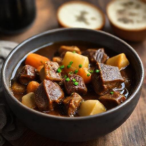 Quick Beef and Guinness Stew