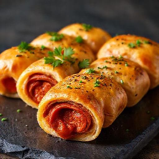 Spicy Chorizo Sausage Rolls