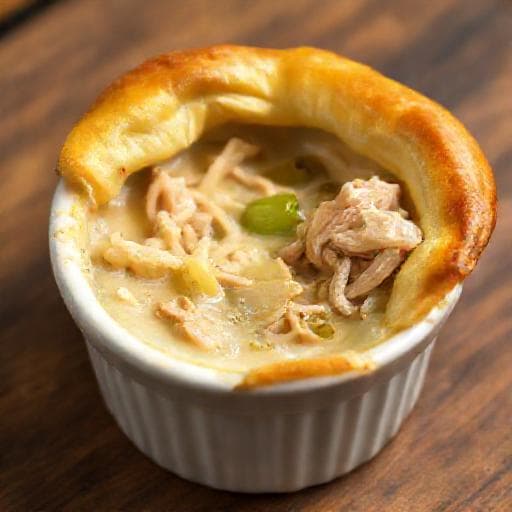 Quick Chicken and Leek Pot Pie