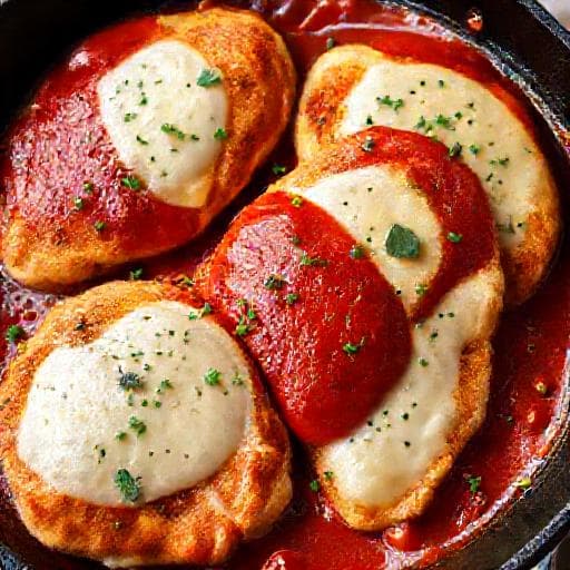 Quick Skillet Chicken Parmigiana